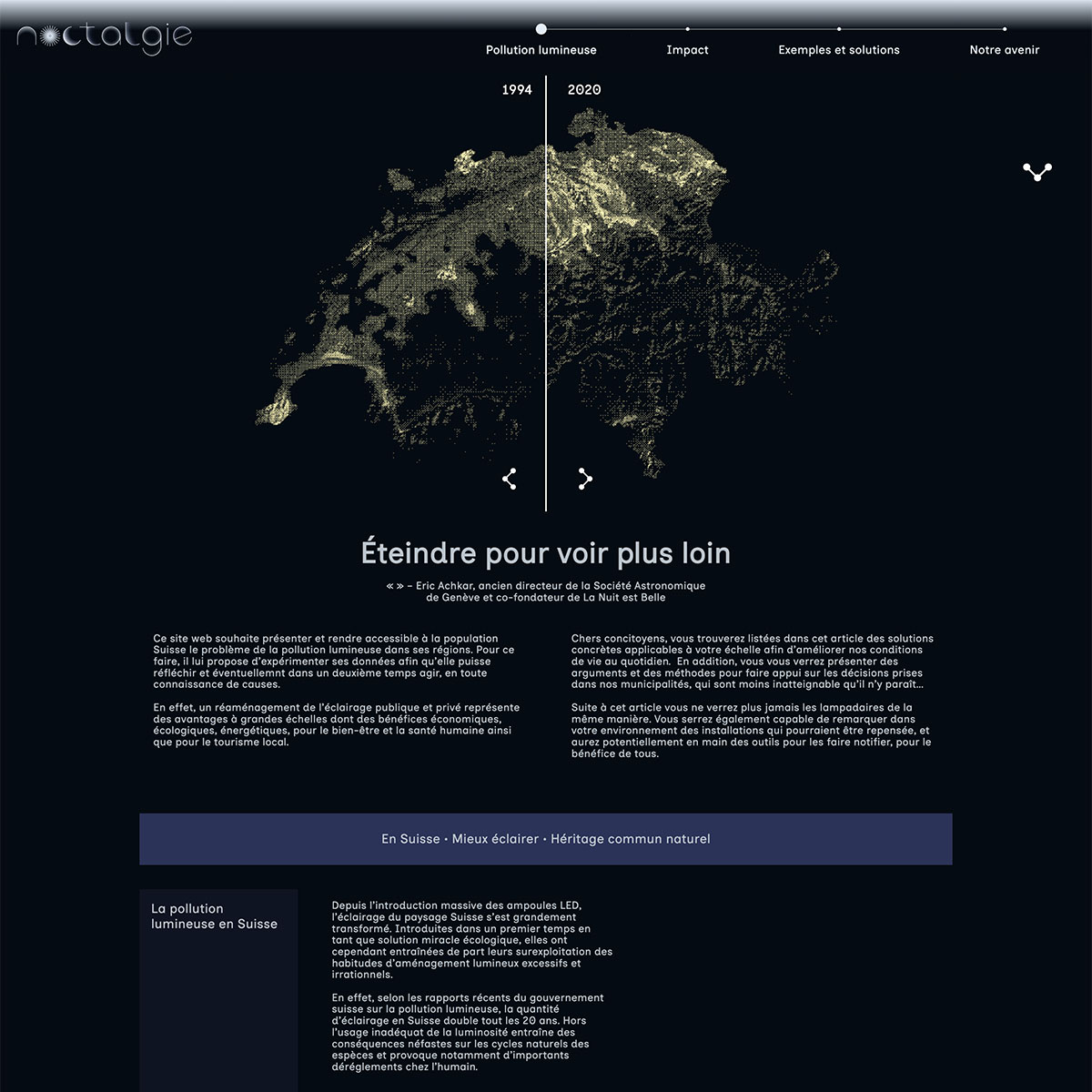 Noctalgie Homepage